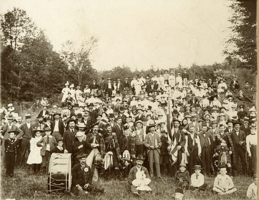 1900 Clan Gordon, Barre, Vermont, Canada (Courtesy of the Vermont Historical Society)